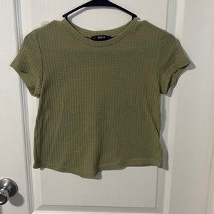 Army green shirt